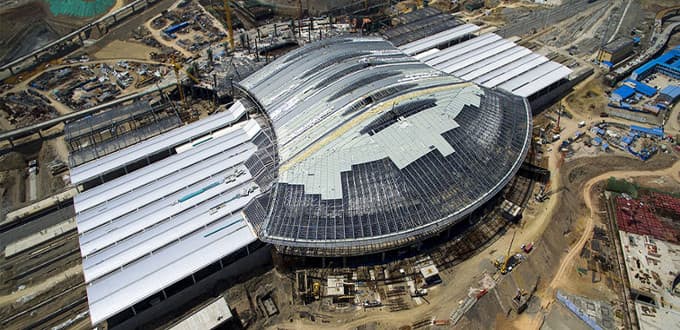 Urumqi-Terminal-under-construction
