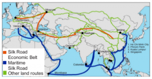 Belt and Road Initiative - Regions and Routs