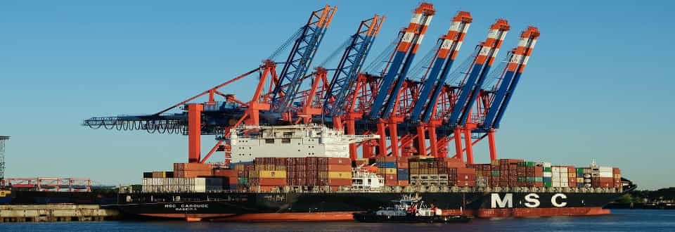 Container & Cranes - Supply Chain Logistics 